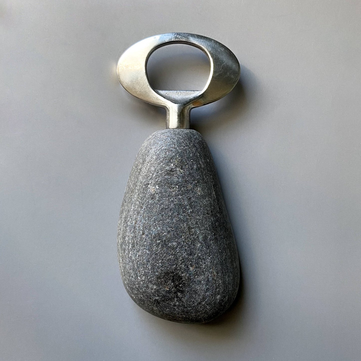 Nature-Inspired Stainless Steel  Stone Bottle Opener