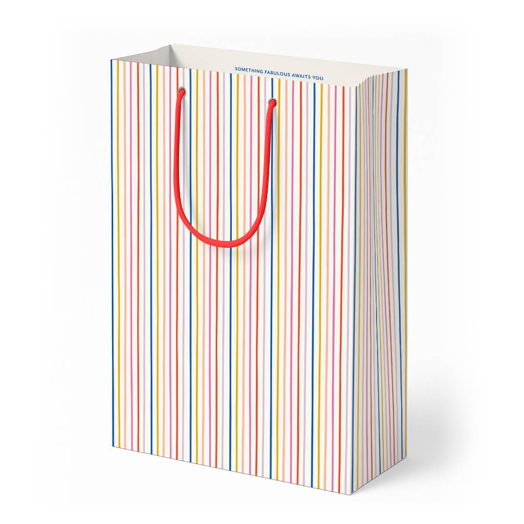 Rainbow Stripe - Everyday, Birthday Gift Bag