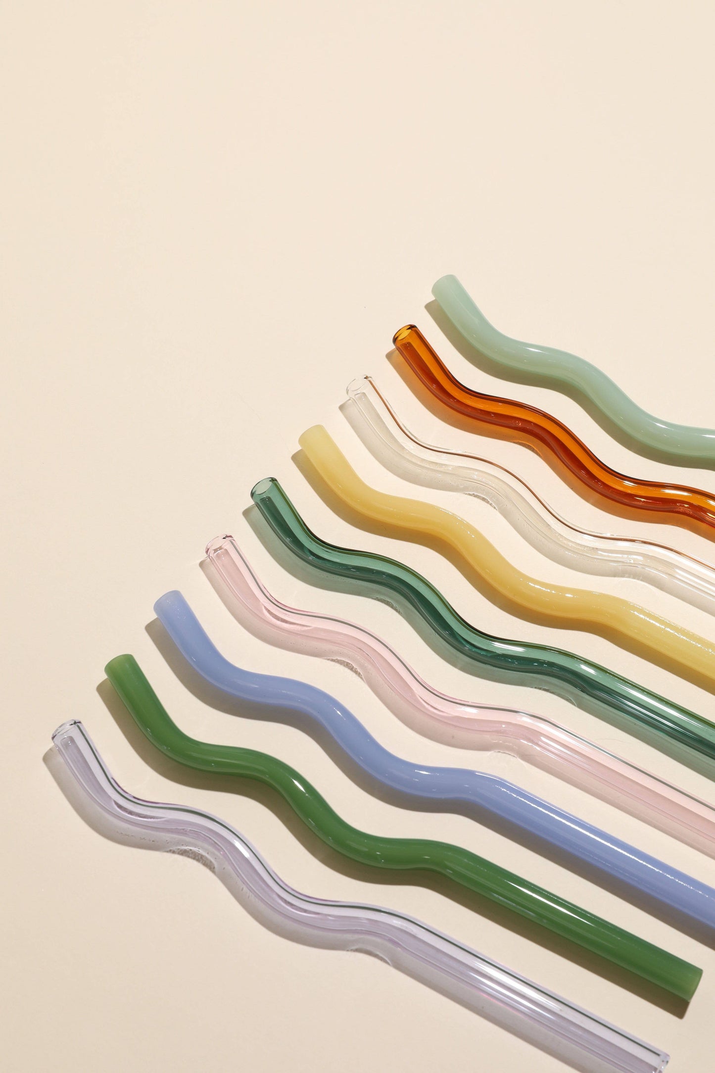 Wavy Glass Straws (10mm)