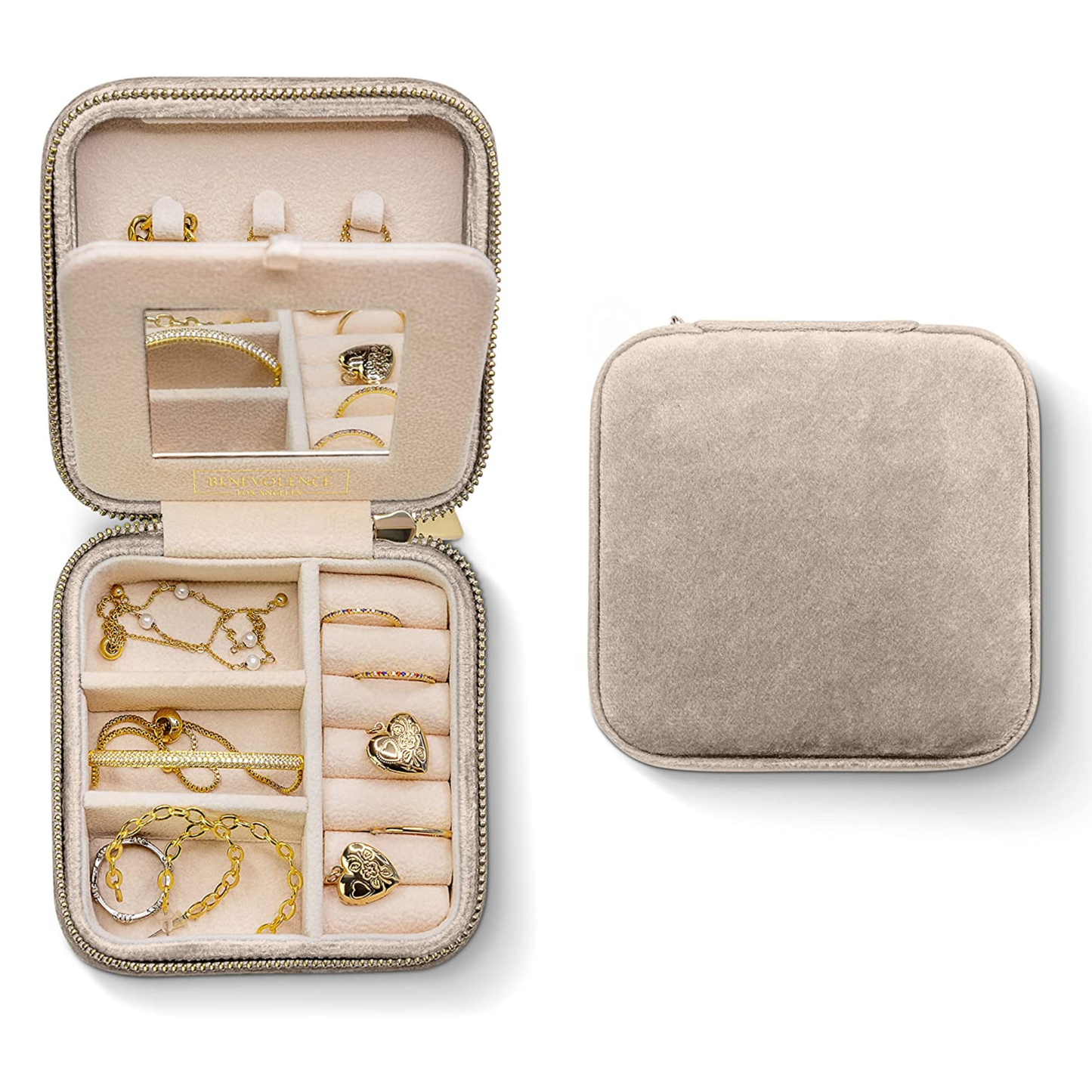 Plush Velvet Square Jewelry Box