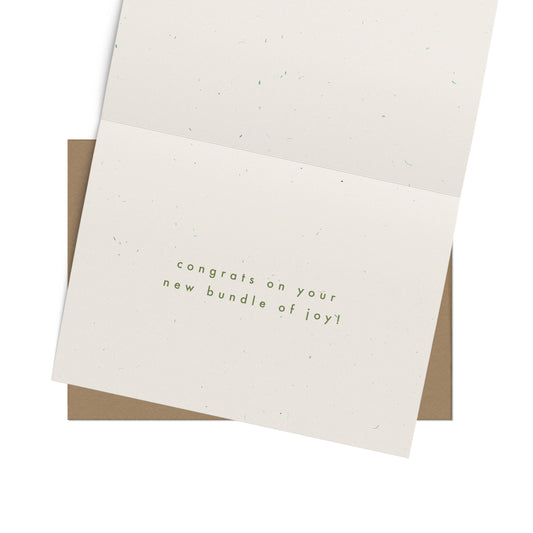 Oh Baby Congrats Card