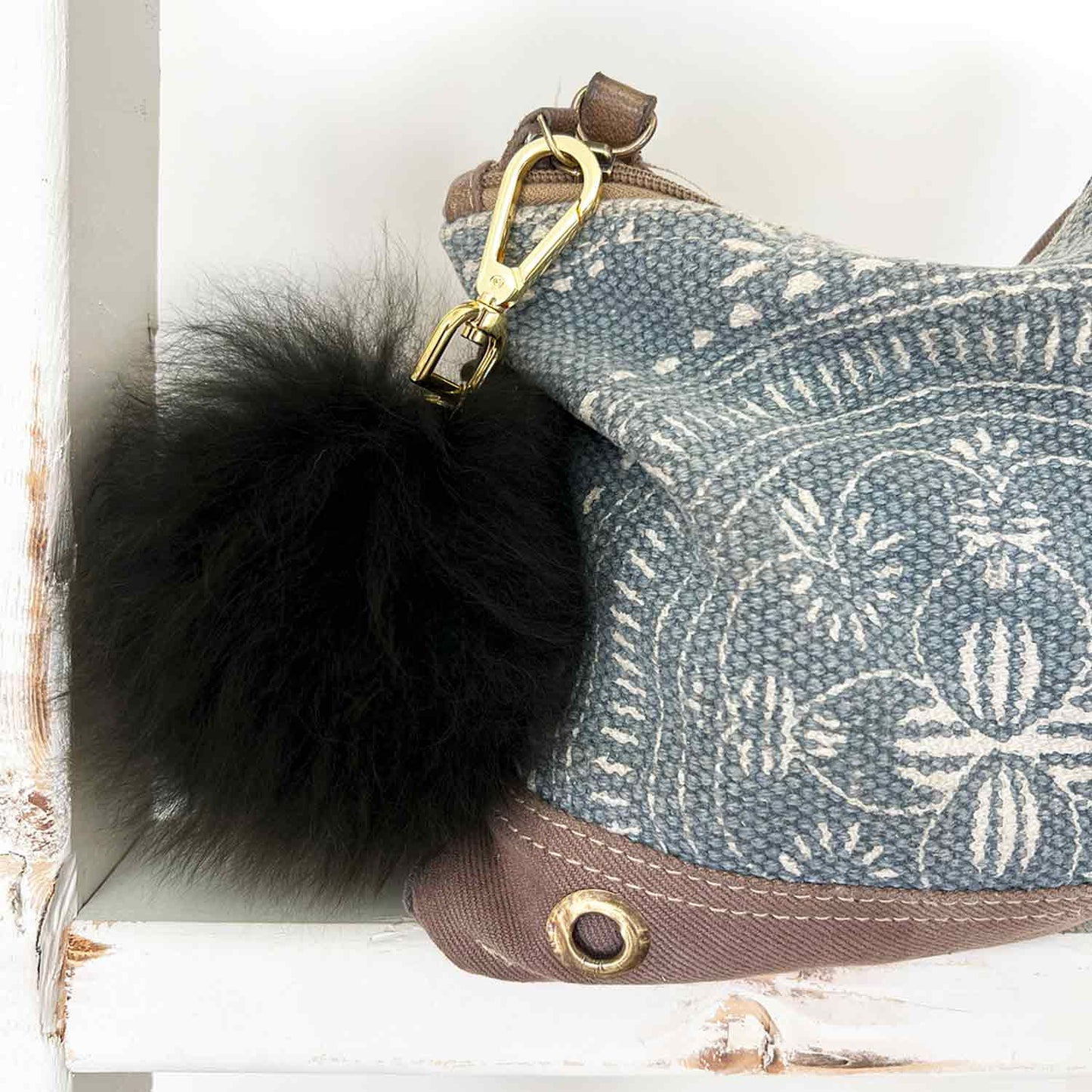 Keychain Pom Poms | 6" | Magenta