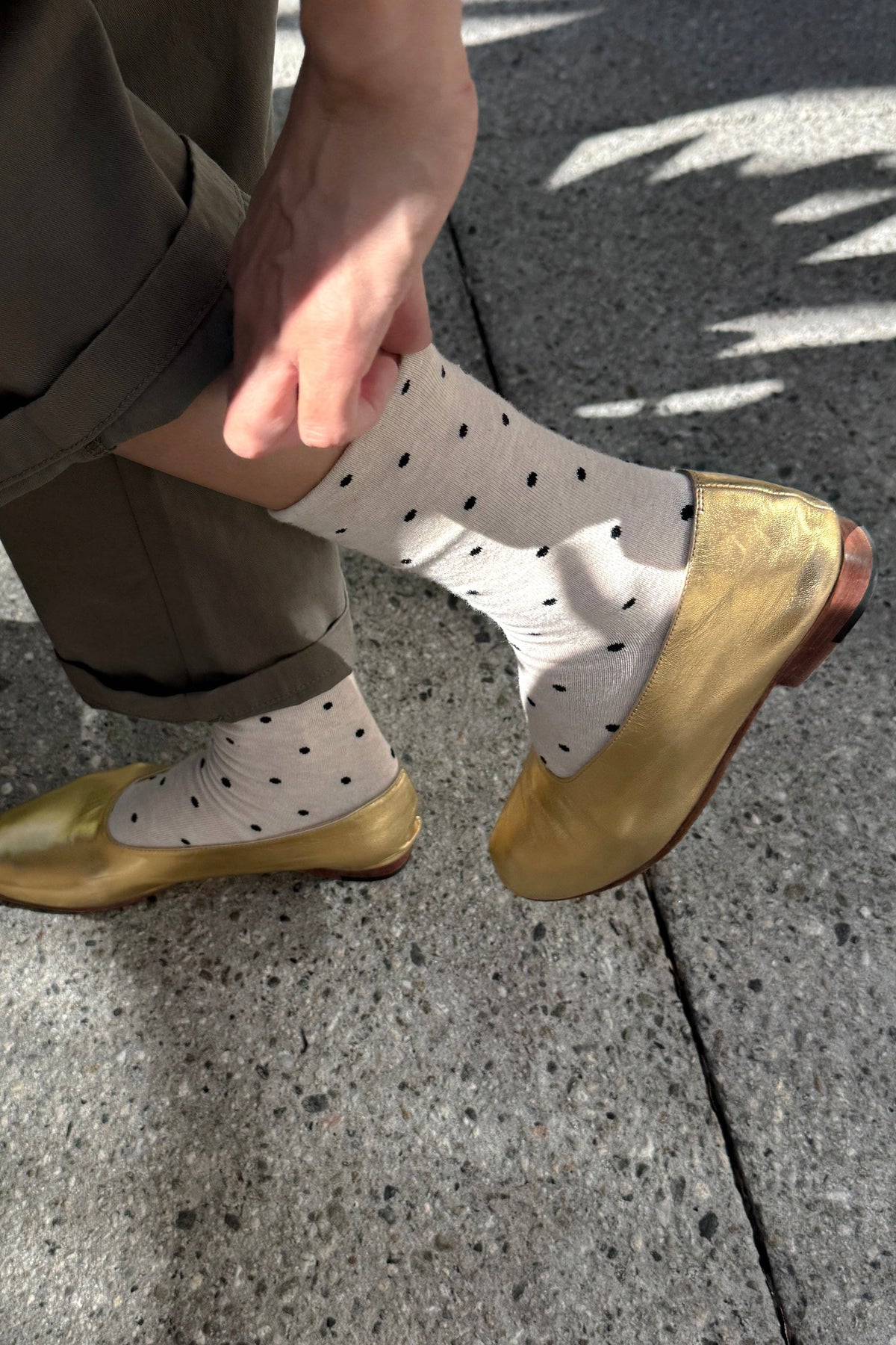 Polka Dot Sneaker Socks (wholesale)