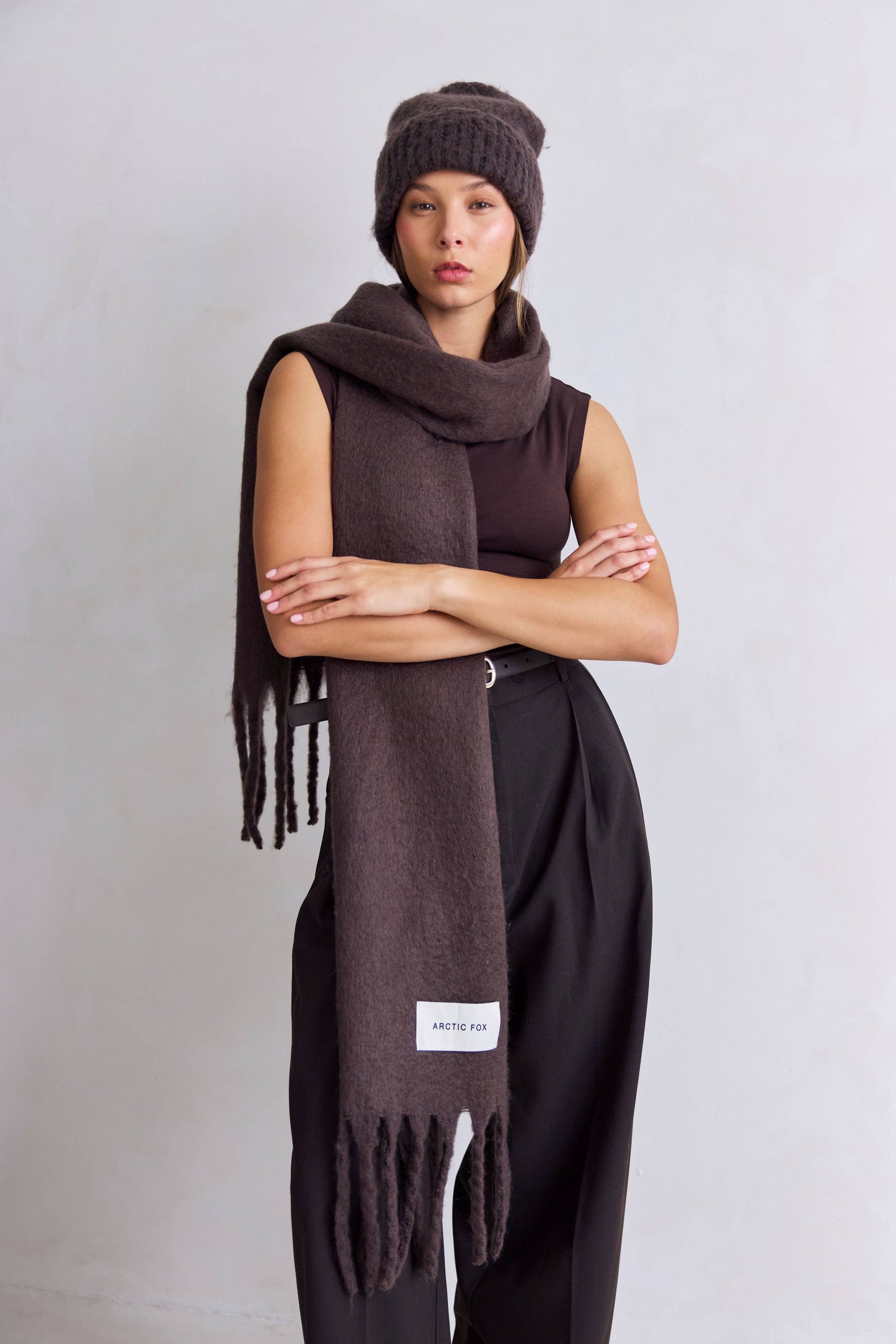 The Reykjavik Beanie Hat - Ground Coffee - FW25