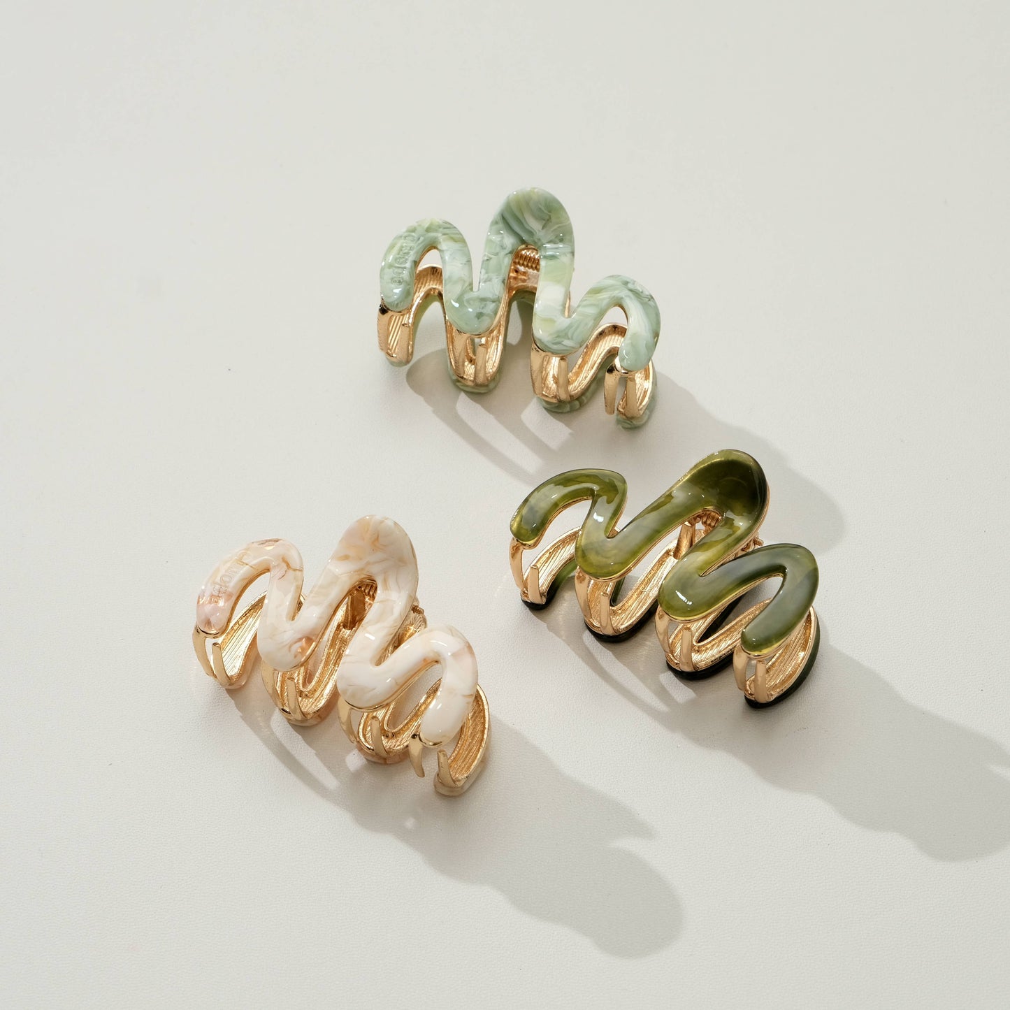 Willow Mini Garden Squiggle Metal Claw Clip - Mini