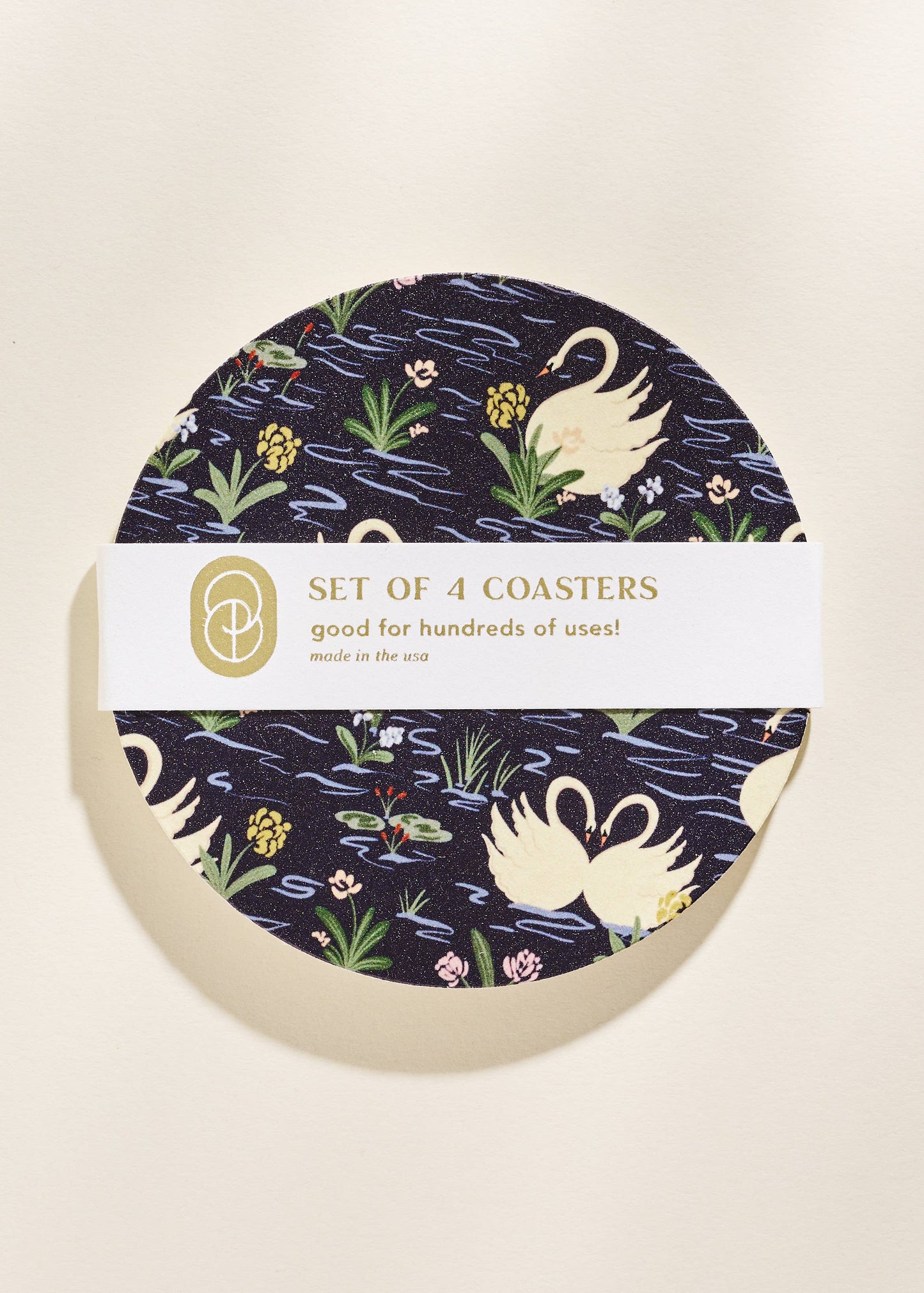 Swan Pond Coaster - Set of 4