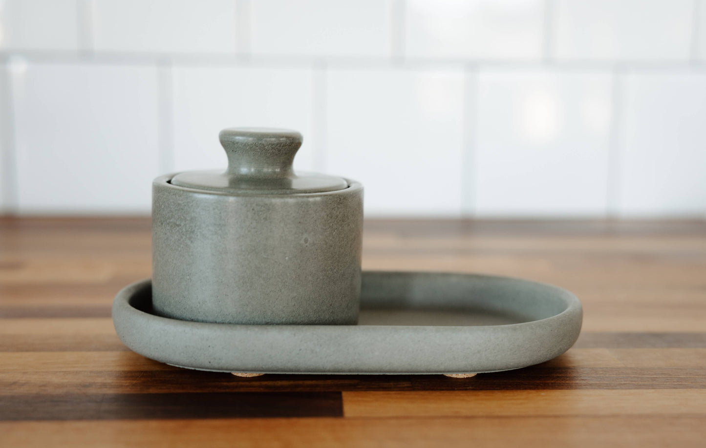 Bordssalt | 3" Concrete container with lid