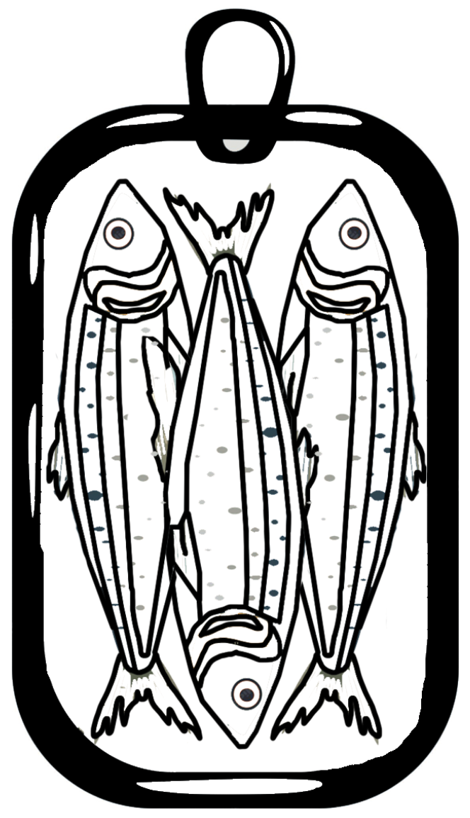 Tiny Tumbler - Sardines