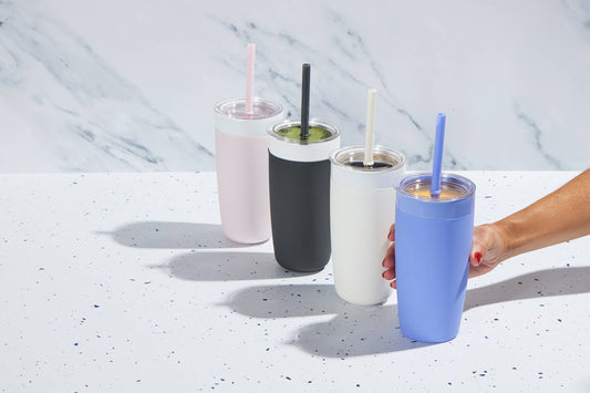 Straw Attachment Accessory Lid for Insulated Tumbler