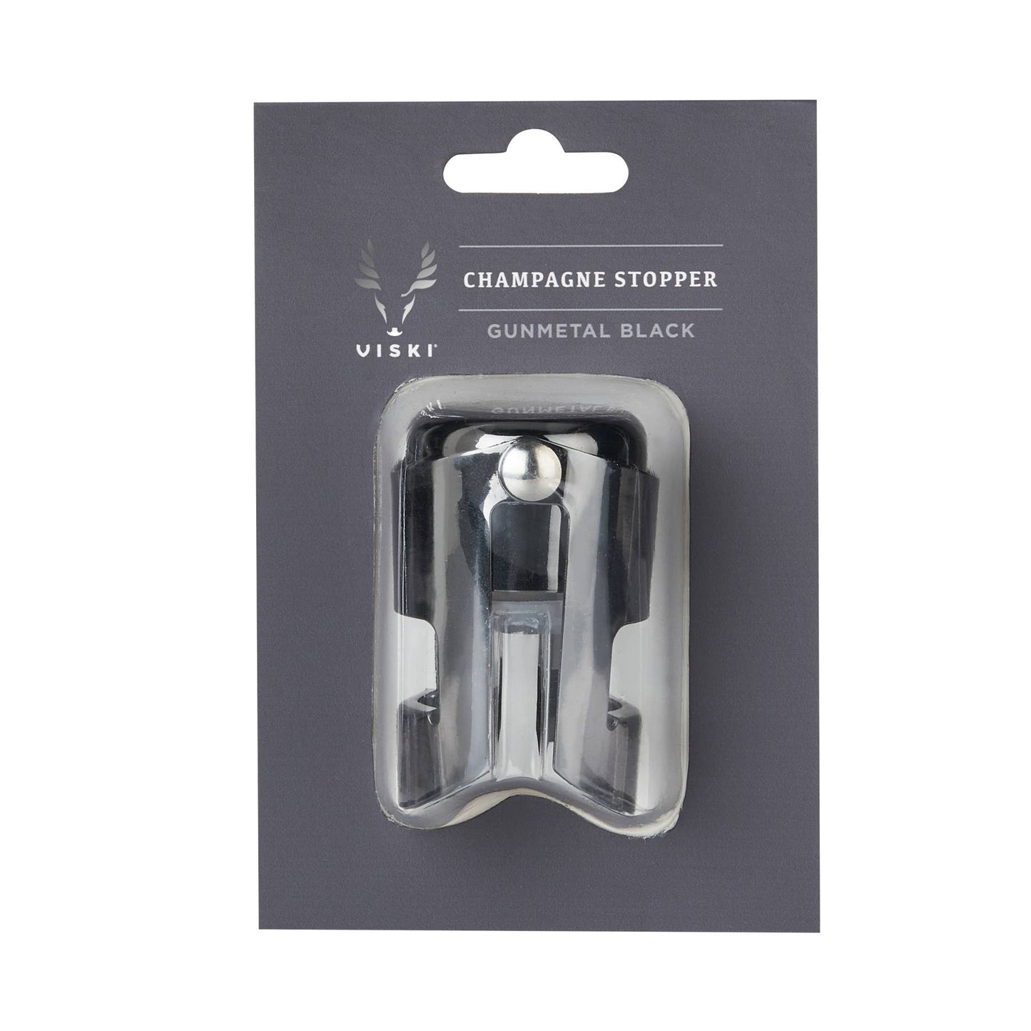 Warren™ Black Gunmetal-Plated Champagne Stopper