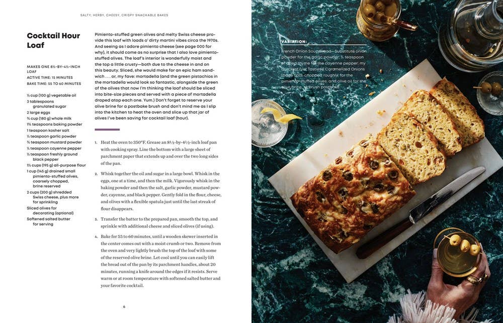 Salty, Cheesy, Herby, Crispy Snackable Bakes