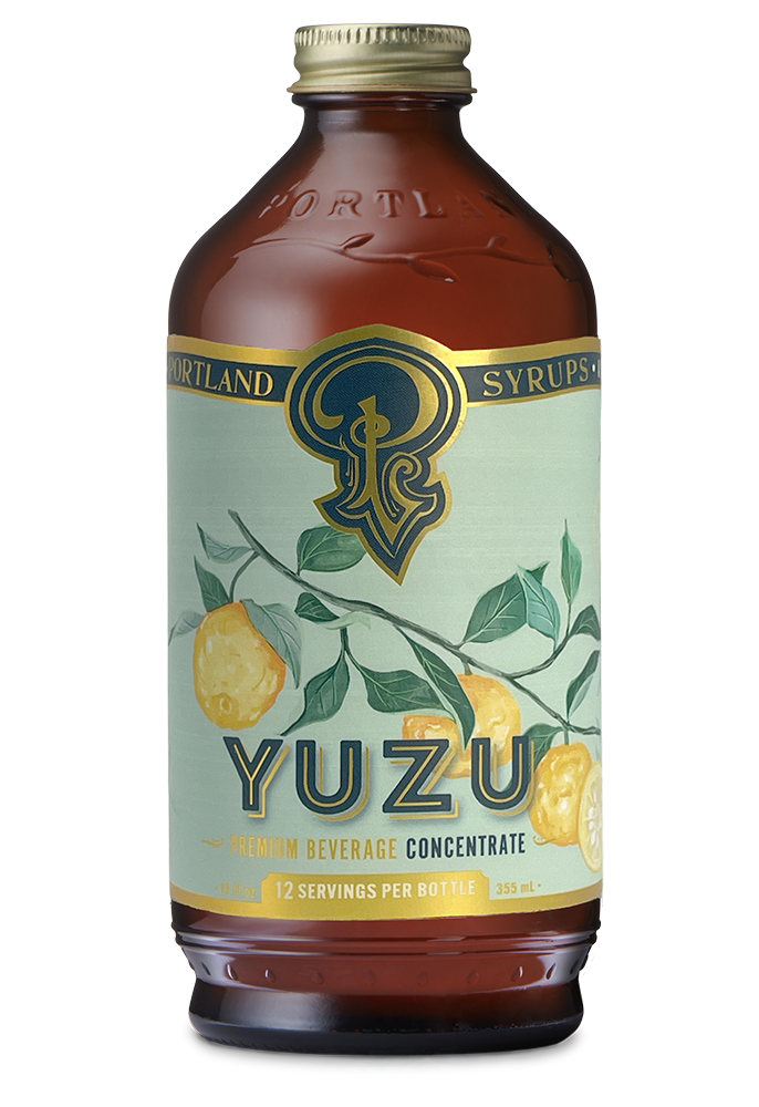 Yuzu Syrup 12oz  - cocktail / mocktail mixer