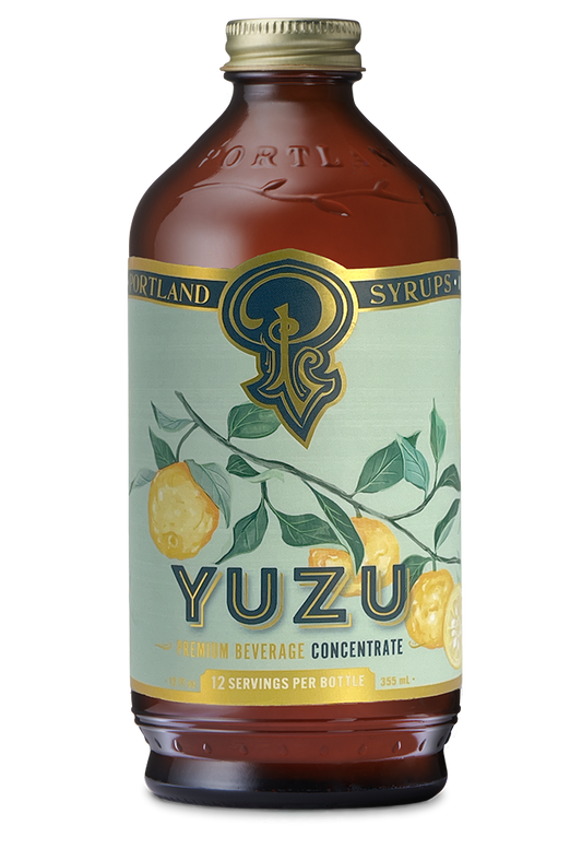 Yuzu Syrup 12oz  - cocktail / mocktail mixer