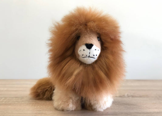 Alpaca Stuffed Animal - Small Lion