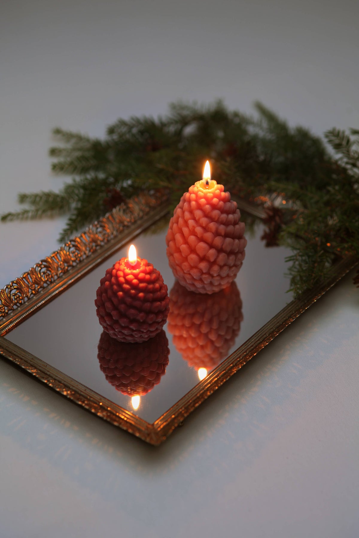 Mo&Co Home Exclusive: Sculpted Beeswax Pine Cones | 2 Sizes