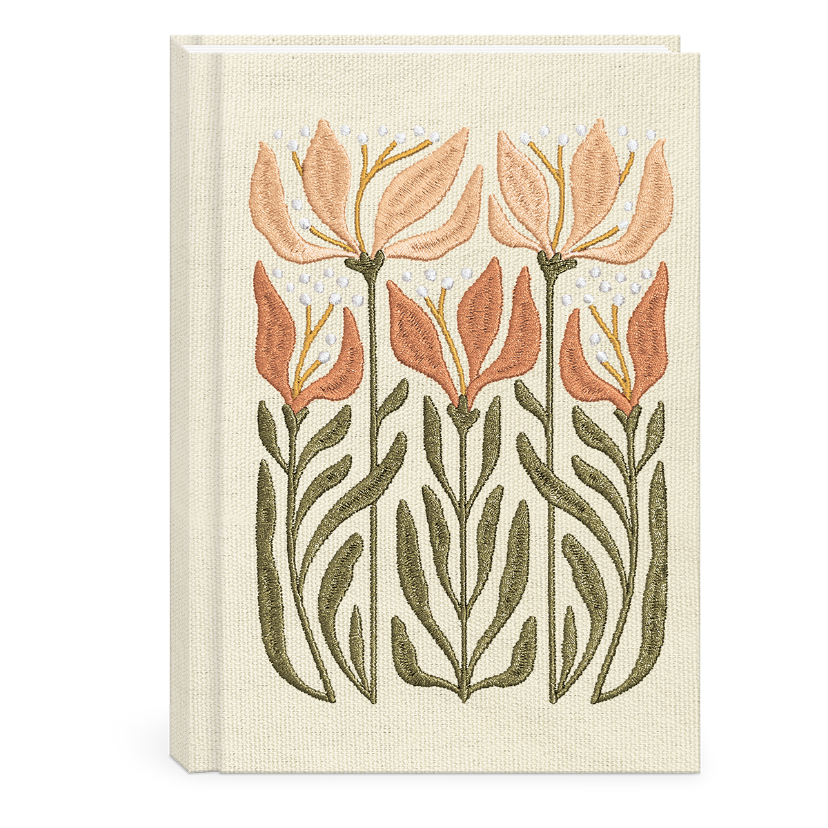 Fabric Journal Flower Market Lily