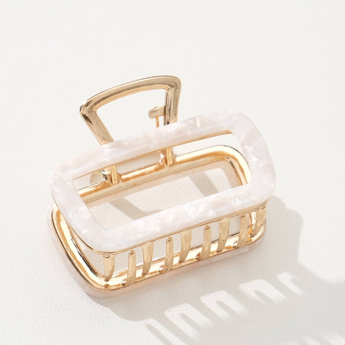 Harlow Core Rectangle Metal Claw Clip - Medium/Large