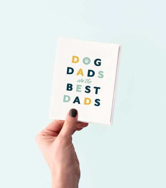 Dog Dad - Letterpress Father's Day Greeting Card