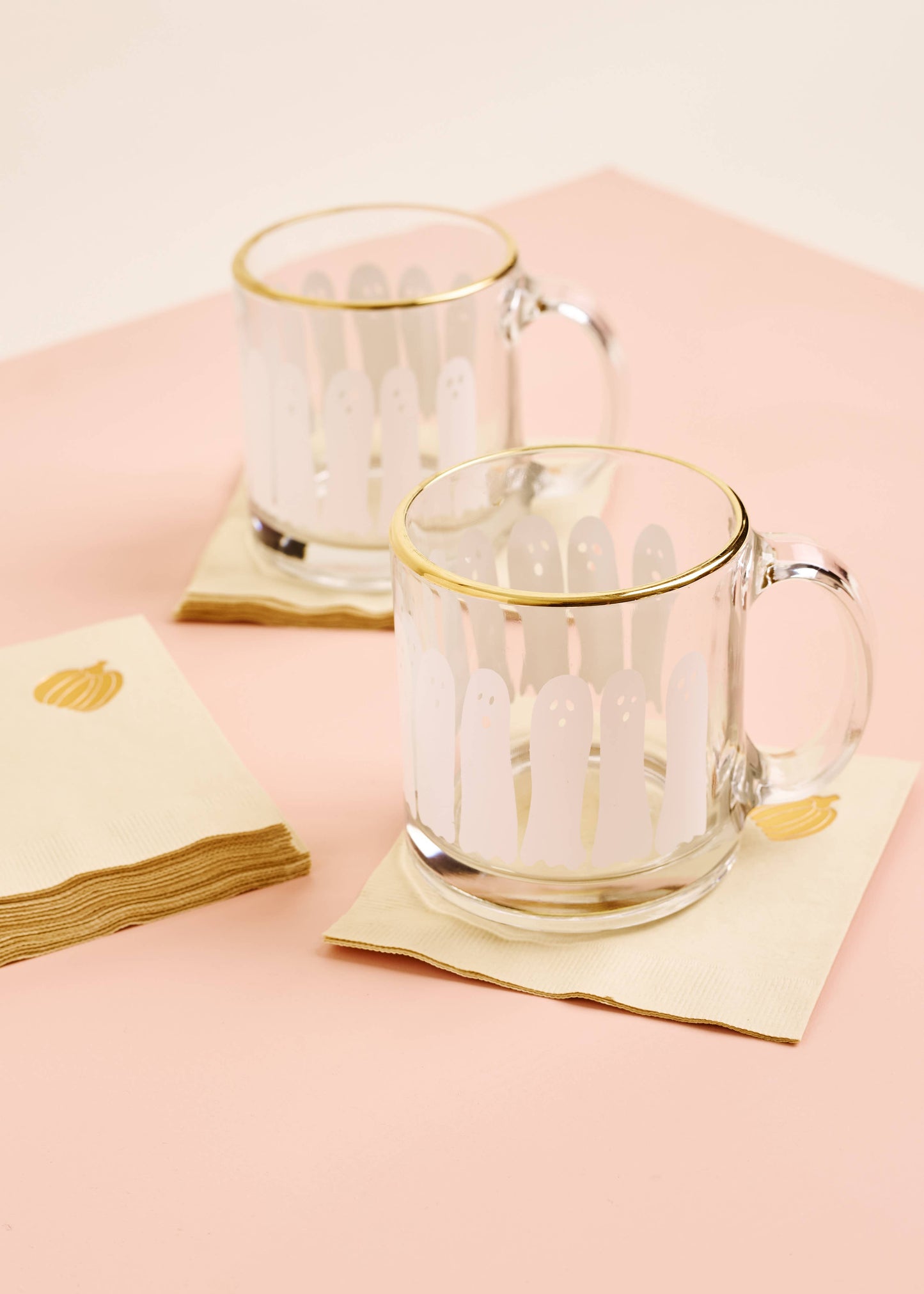 Pumpkin Copper Beverage Napkin - Set of 20