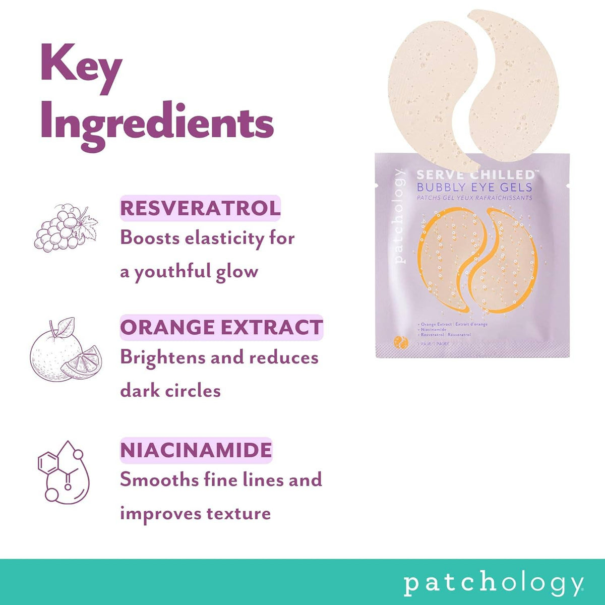 UNDEREYE Bubbly Brightening Eye Gels Under Eye Patches