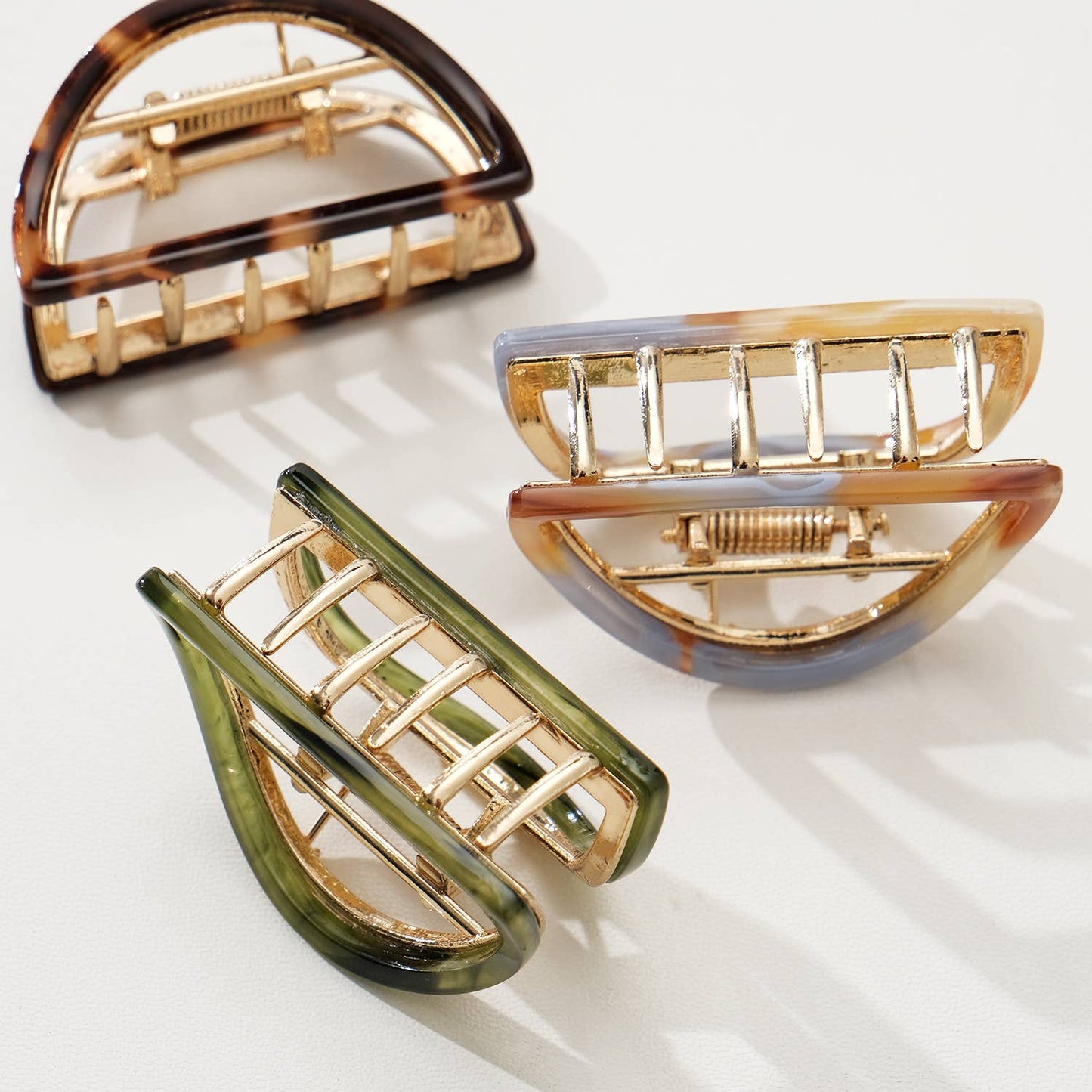 Rosalie Western | Classic Small Half Moon Metal Claw Clip