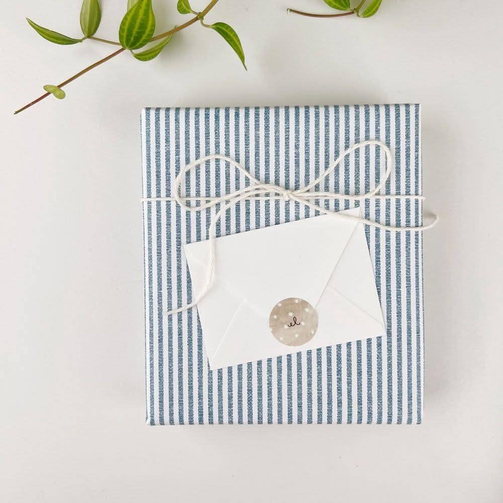 Garden rose stem mini enclosure notecard