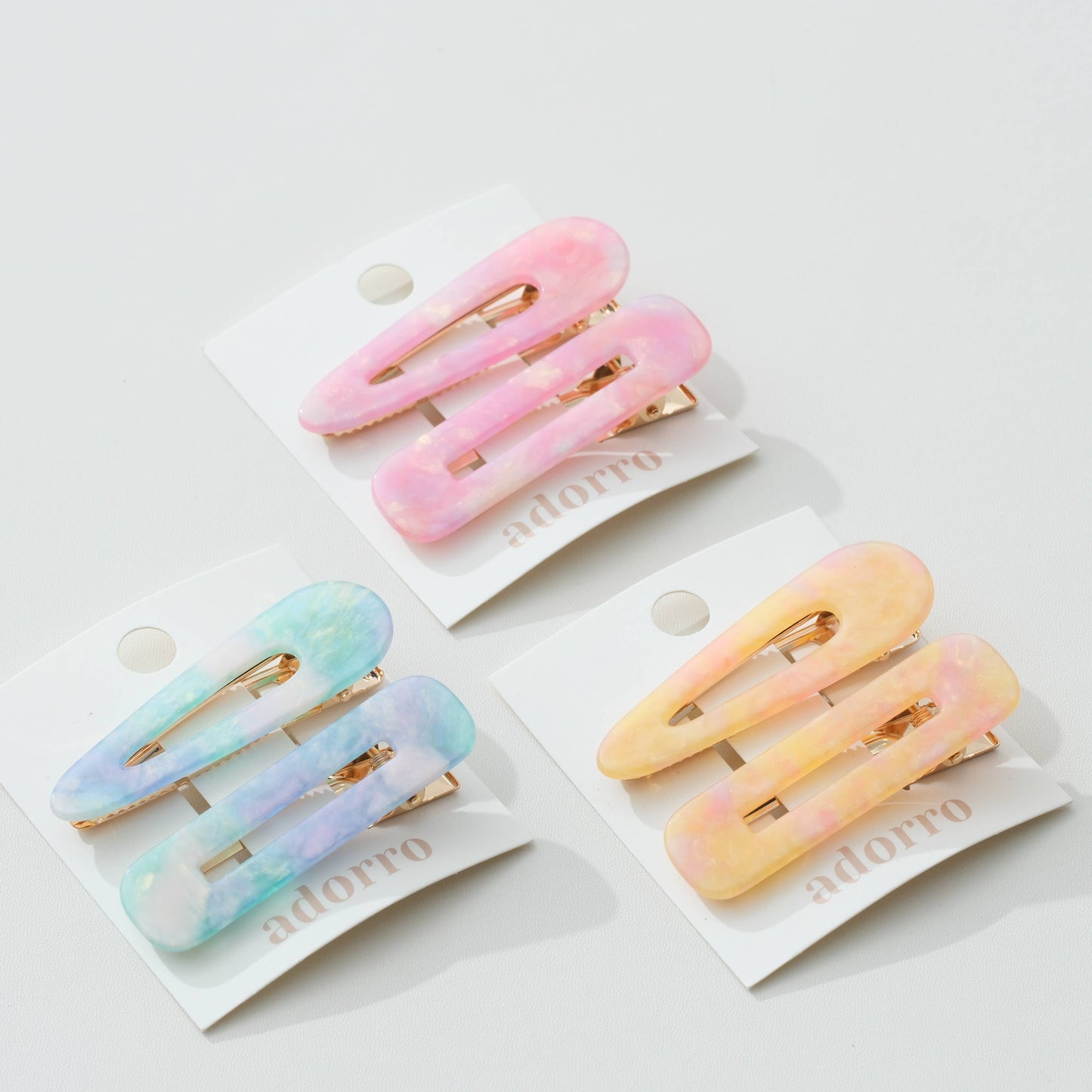 Gemma Island Sun Barrette Hair Clip (Set of 2)