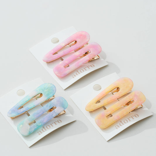 Gemma Island Sun Barrette Hair Clip (Set of 2)