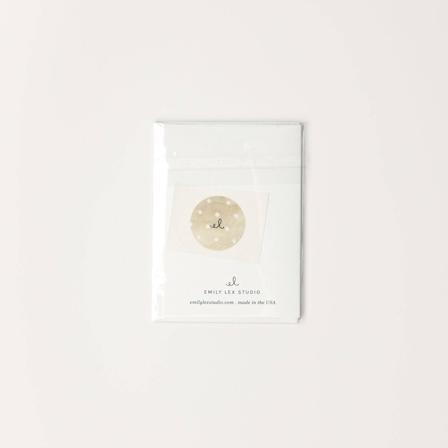 Cupcake mini notecard