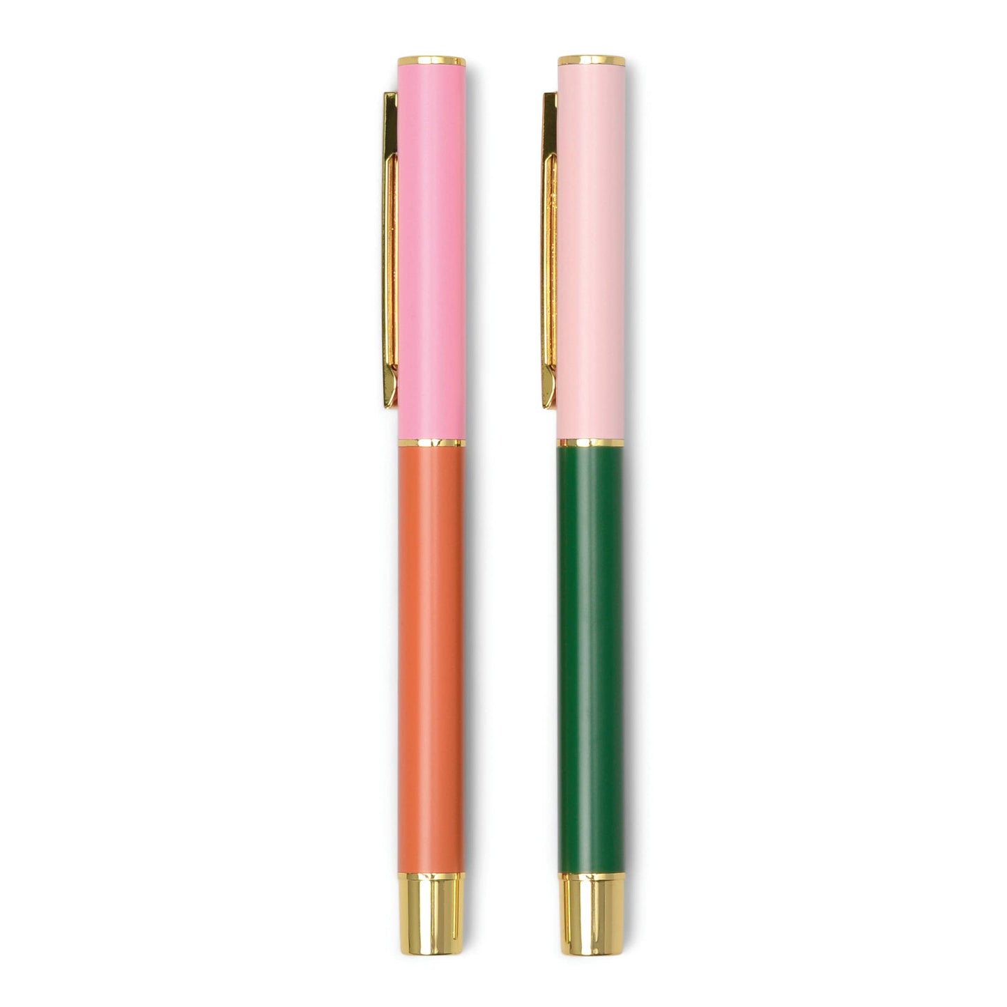 Color Block Pens, Set Of 2