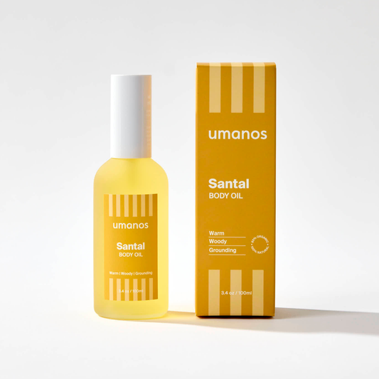 Santal Body Oil | Organic Ingredients | Colorful Packaging