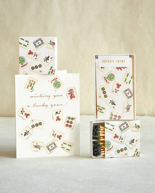 Mahjong Birthday Card Greeting Card | Good Luck Card