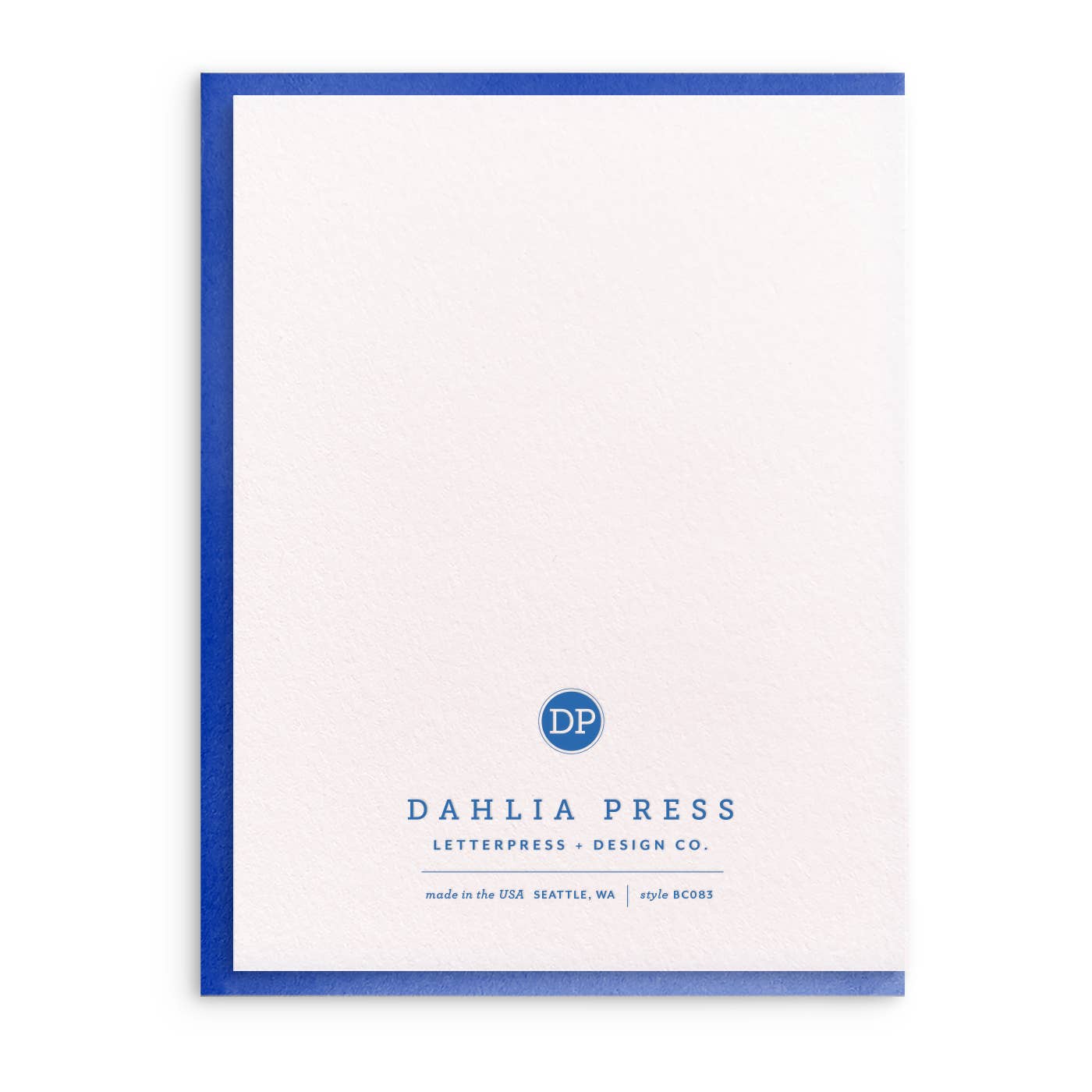 Fierce, Letterpress Birthday Greeting Card