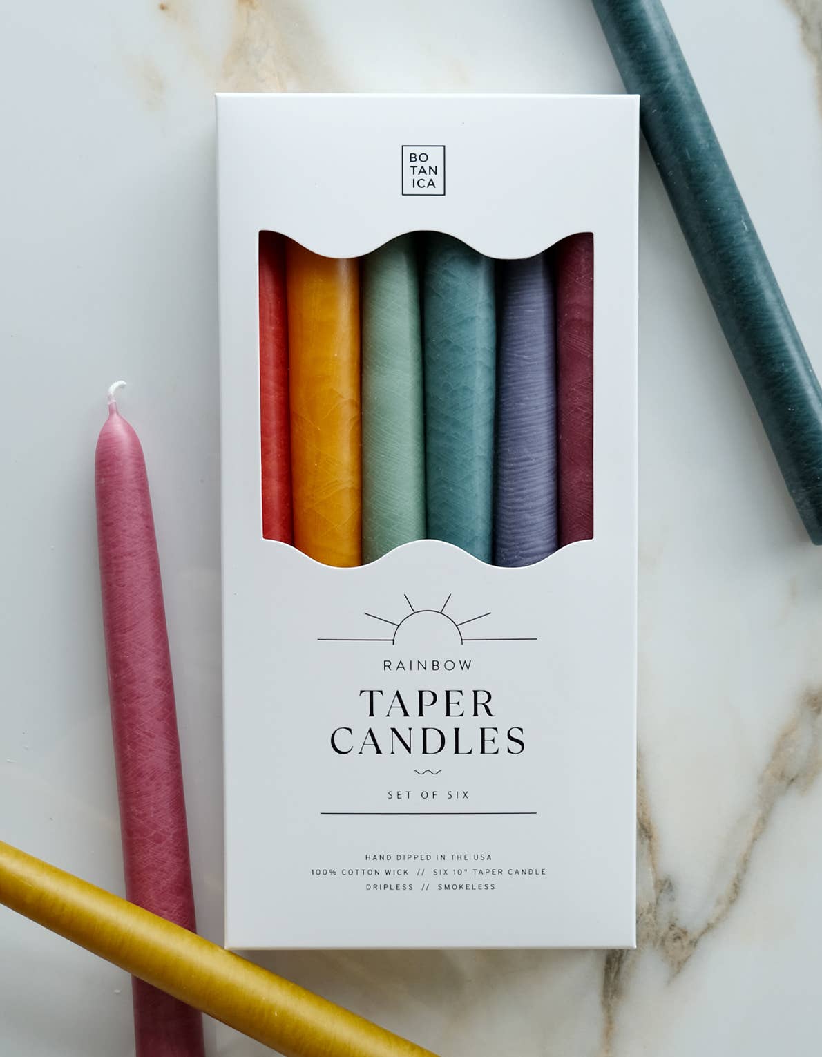 Taper Candle Collection, Set of 6 | Pride
