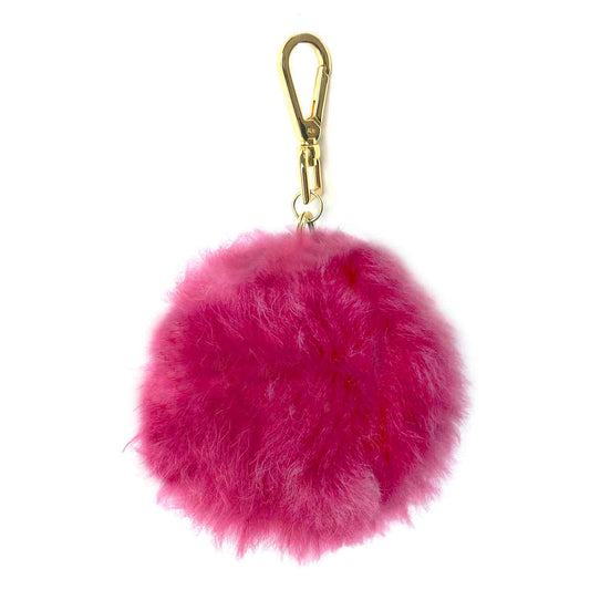 Keychain Pom Poms | 6" | Magenta