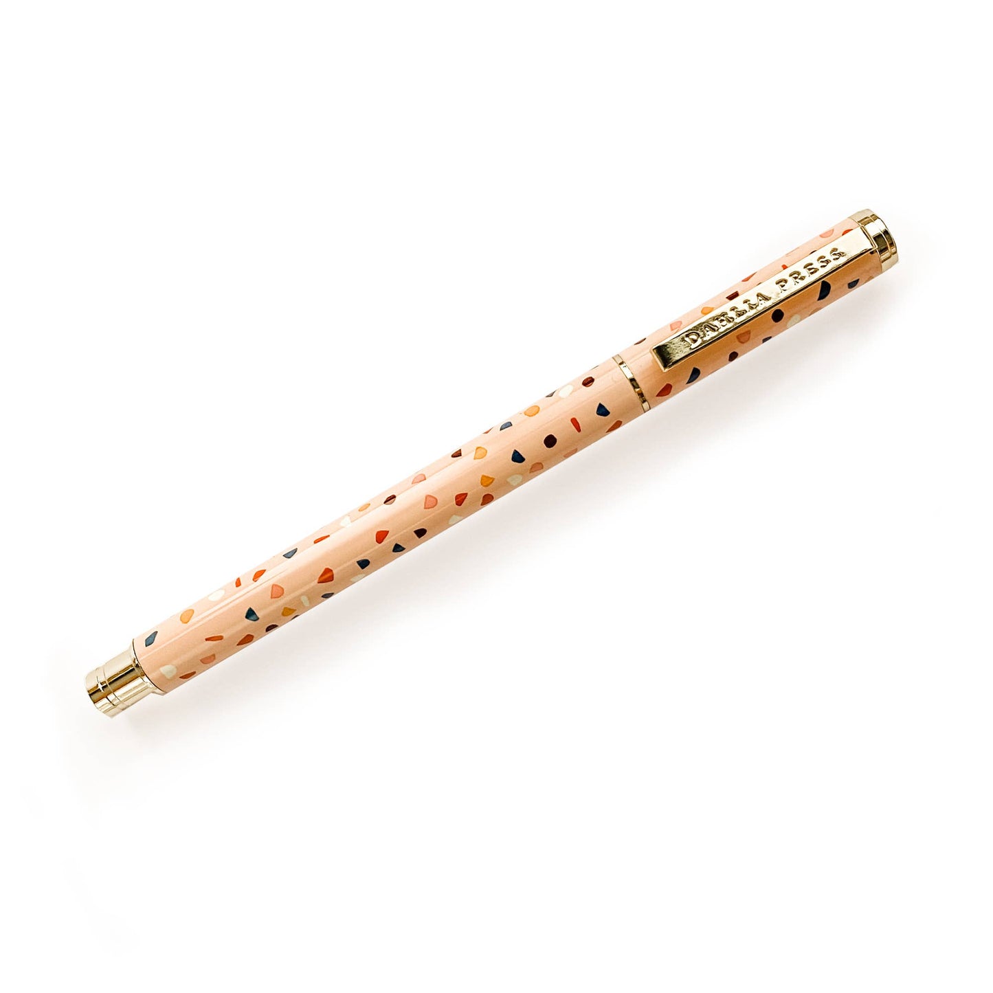 Terrazzo Pen - Stainless Steel Rollerball Gel Pen