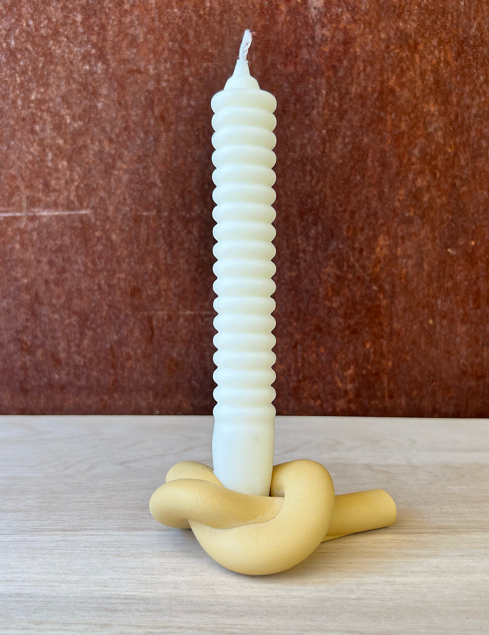 Earth Tone Knot Candle Holder / Air Plant Holder