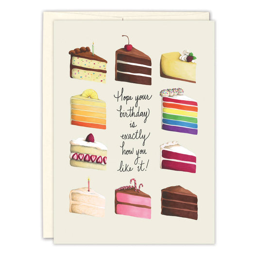 Way You Like It Cake Birthday Card