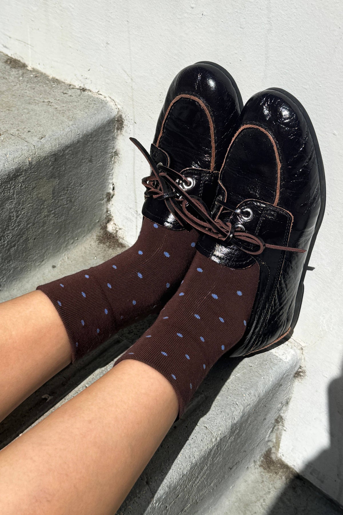Polka Dot Sneaker Socks (wholesale)