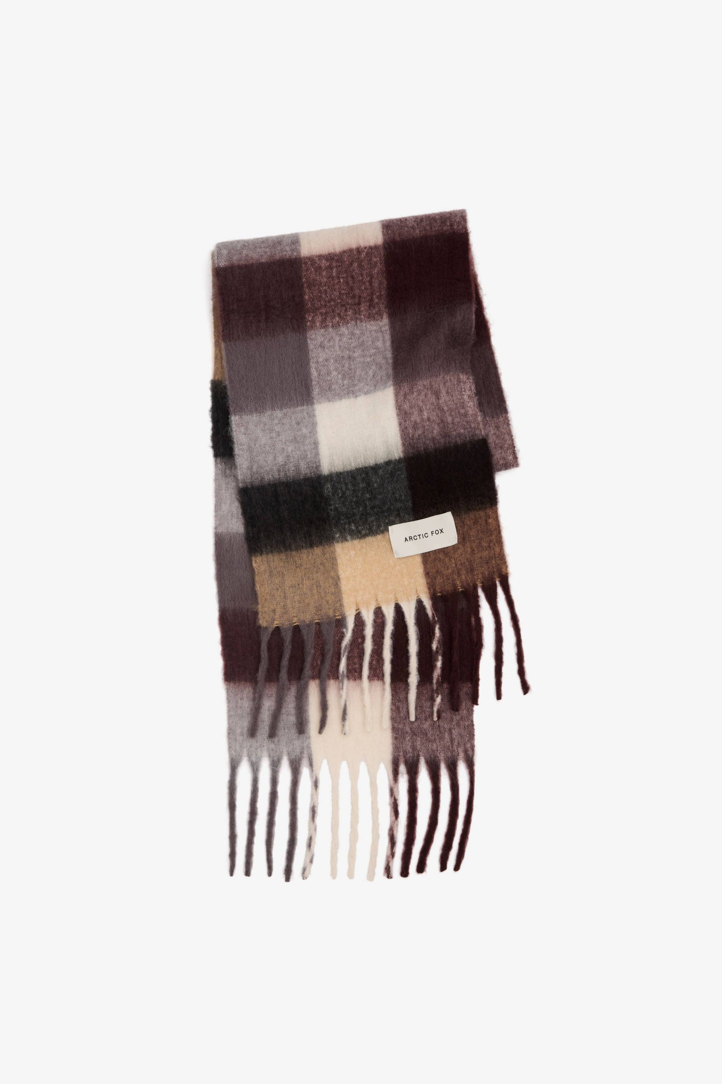 The Reykjavik Scarf - 100% Recycled - Purple/Brown - FW25