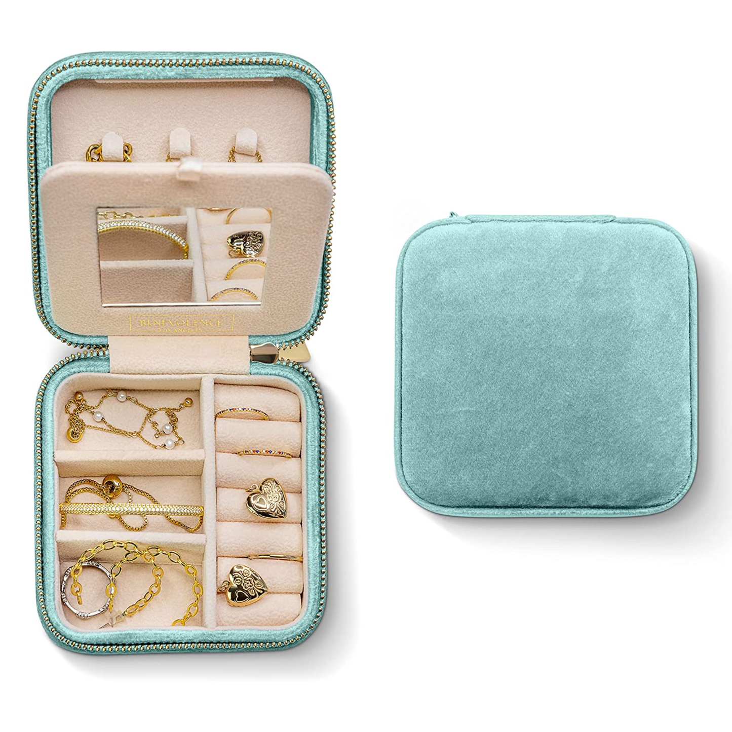 Plush Velvet Square Jewelry Box