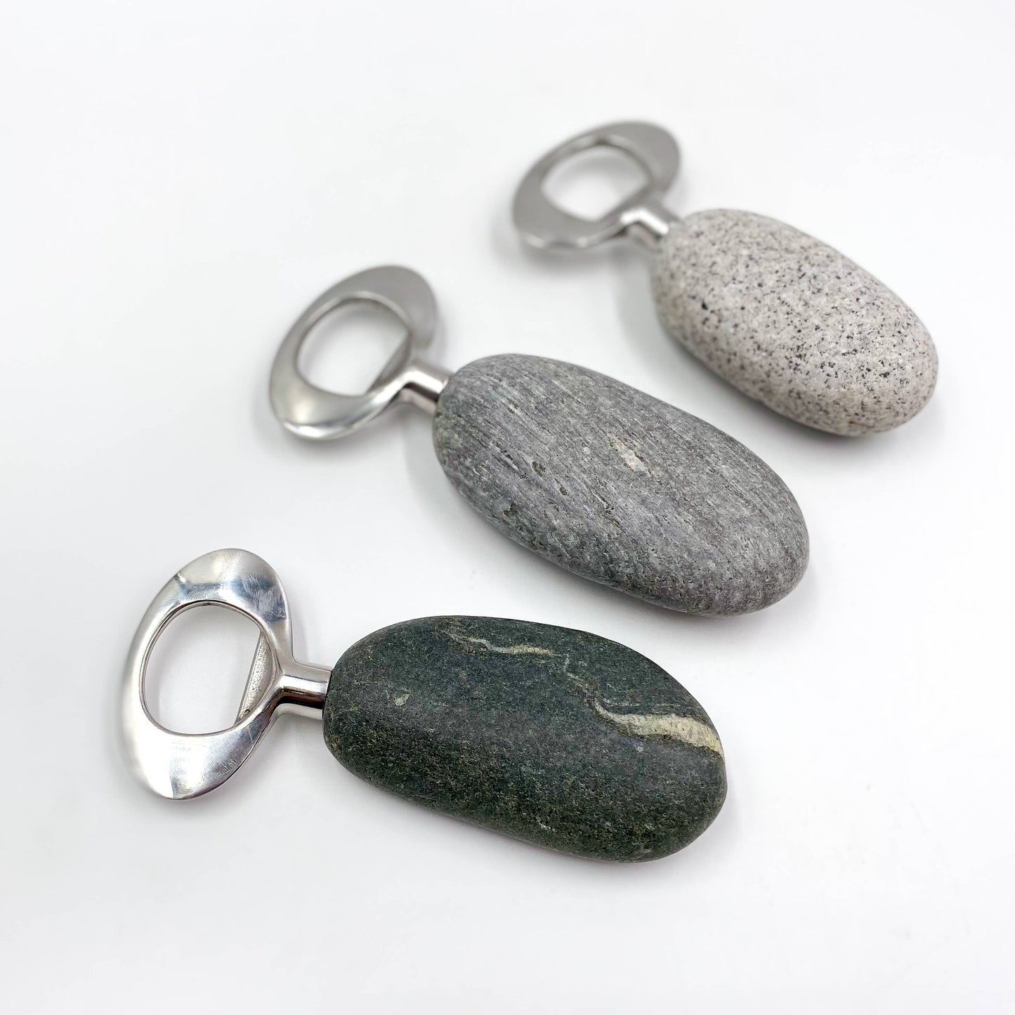 Nature-Inspired Stainless Steel  Stone Bottle Opener