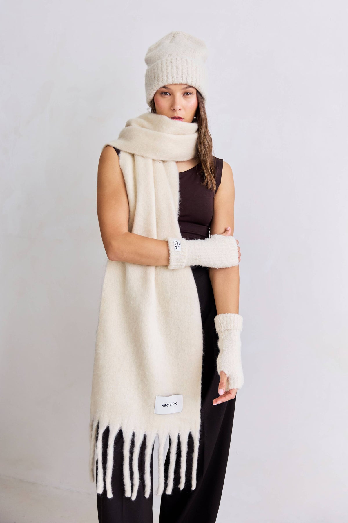 The Reykjavik Beanie Hat - Pebble Beige - FW26