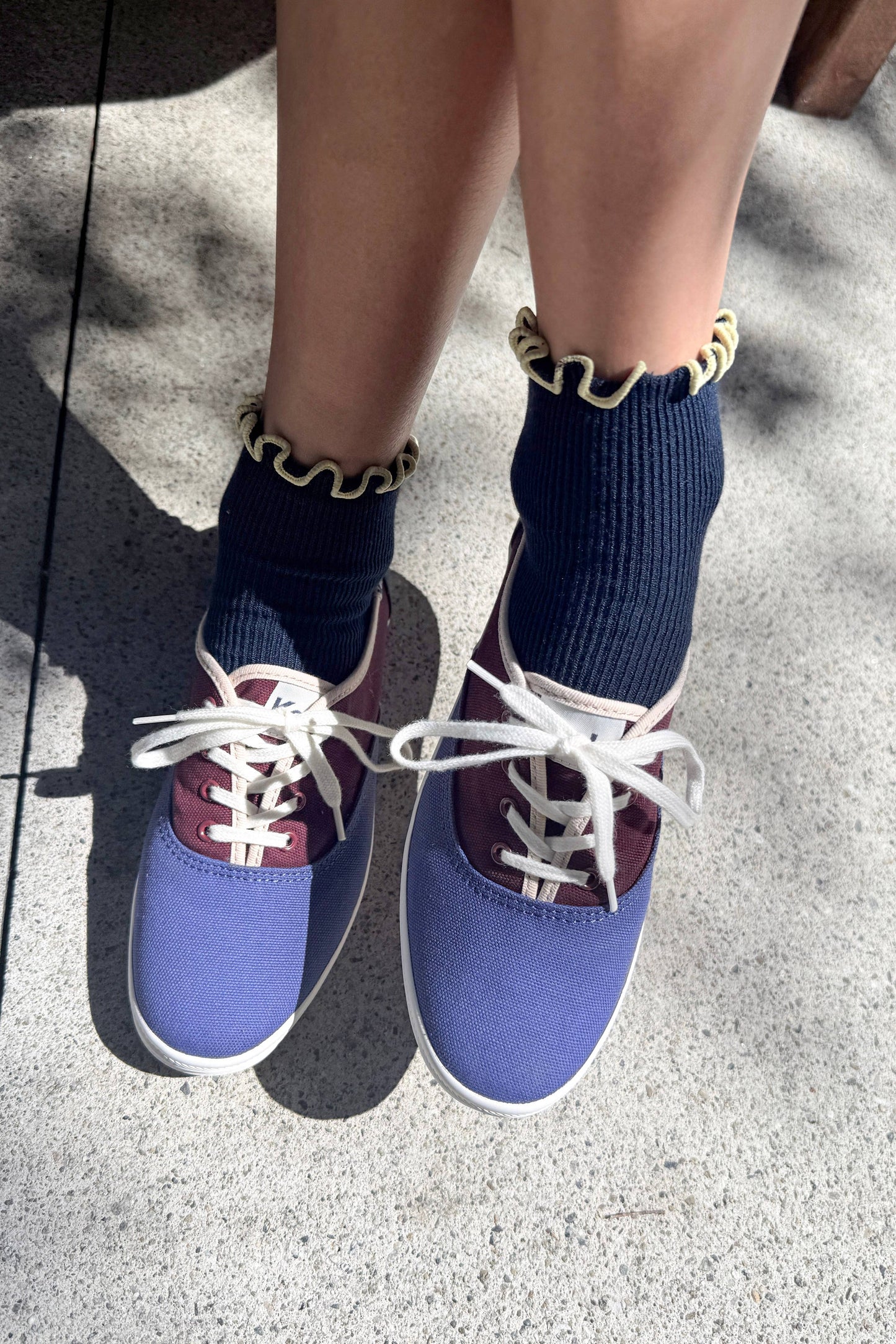 The Petite Ruffled Modal Socks (wholesale)