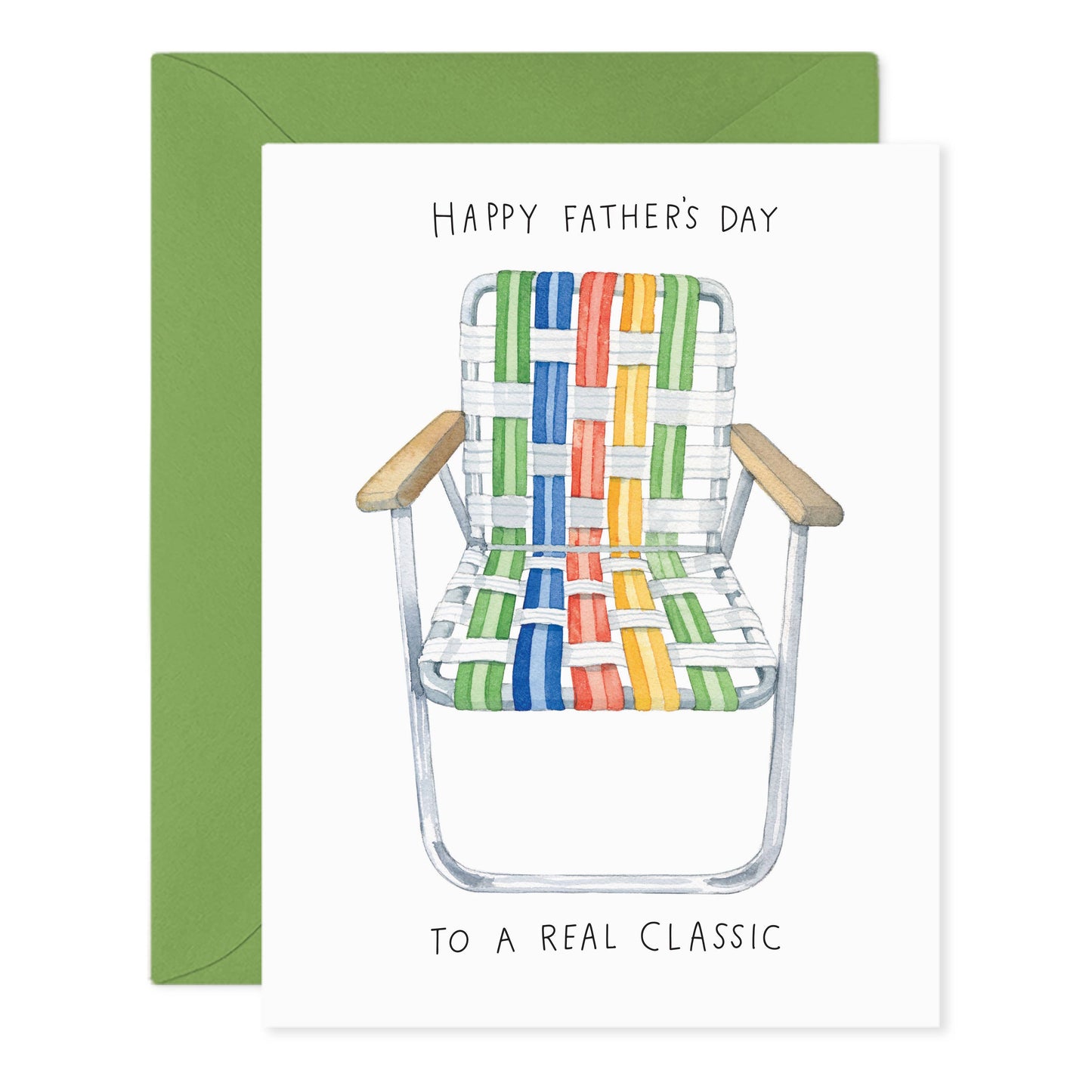 Lawn Chair Dad Father’s Day Greeting Card