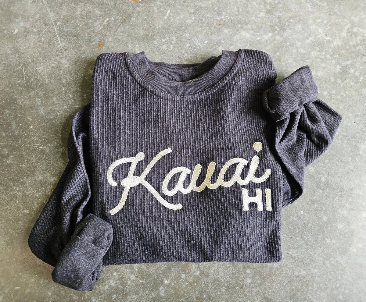 The Corded Crew - Lightweight Corduroy Crewneck Pullover