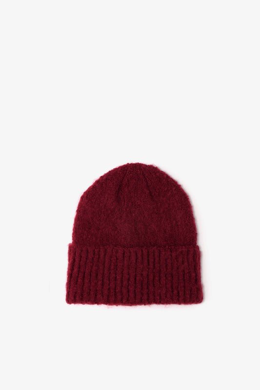The Reykjavik Beanie Hat - Burgundy - FW25