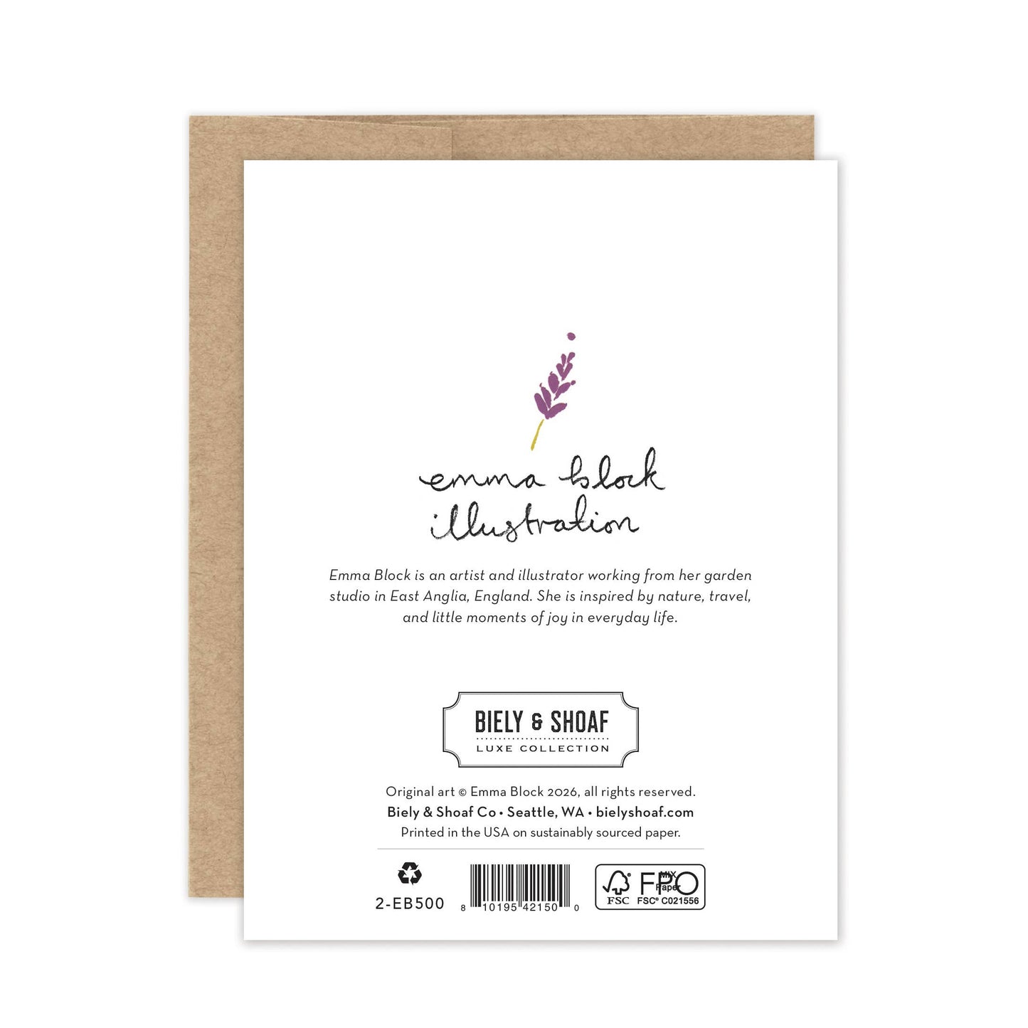 Sending Sunshine Your Way Thinking Of You - Luxe A2 Card