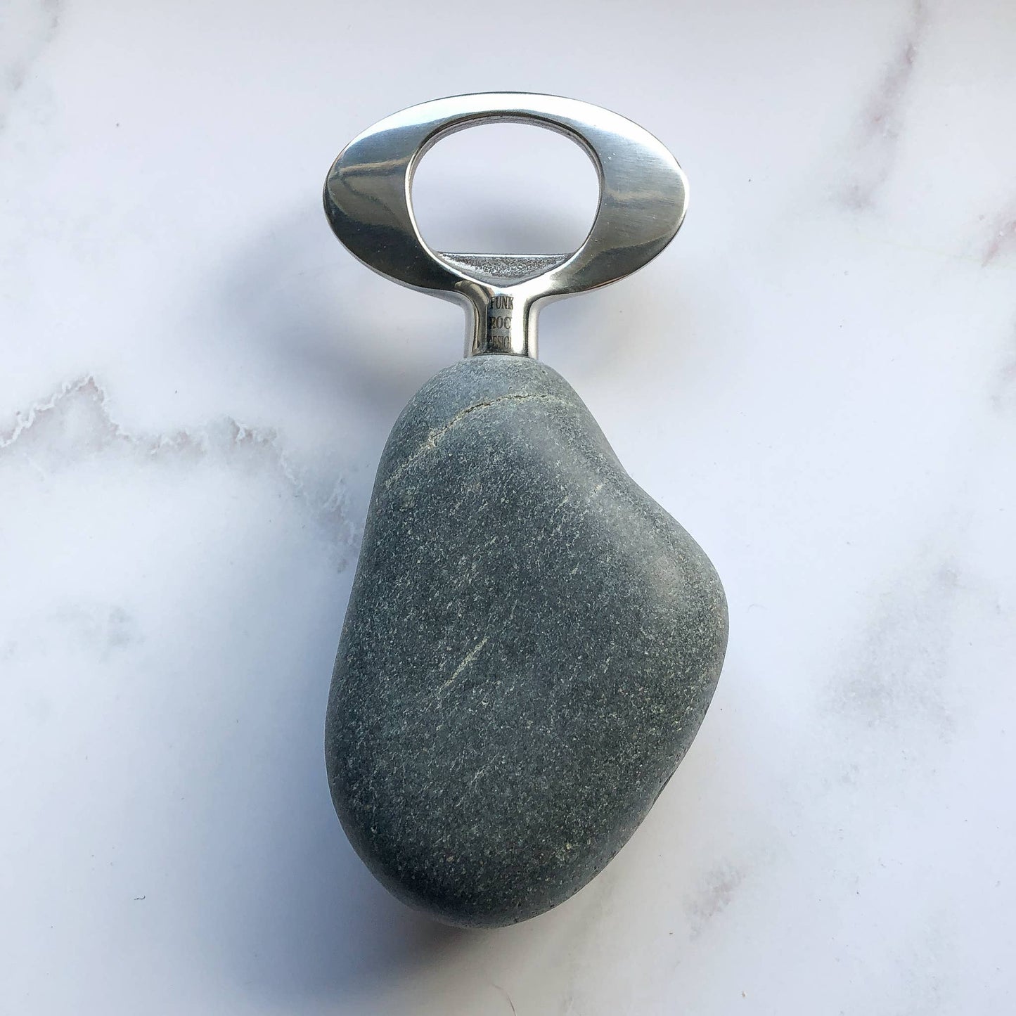 Nature-Inspired Stainless Steel  Stone Bottle Opener