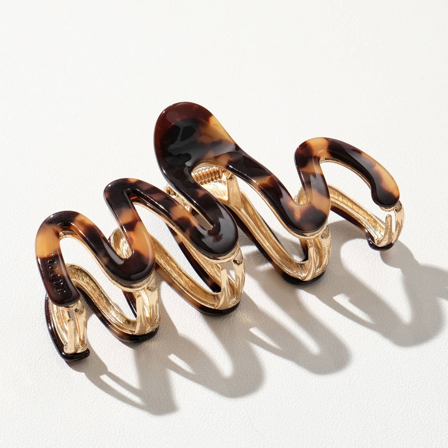 Willow Vintage | Large Squiggle Metal Claw Clip